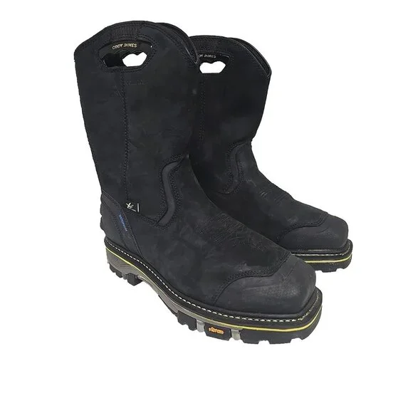 Cody James Men's Waterproof Met Guard Western Work Boot Comp Toe BCJCWRPW 11D - Picture 1 of 7